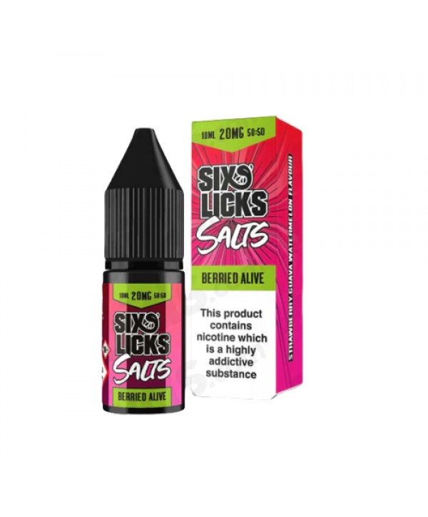 Berried Alive Six Licks Nic Salts 10ml