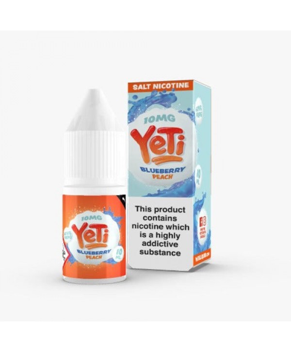 Blueberry Peach Yeti Salt Nic 10ml