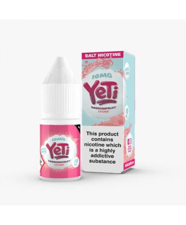 Passionfruit Lychee Yeti Salt Nic 10ml