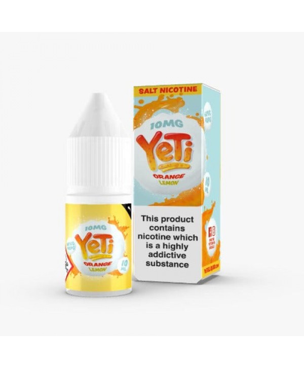 Orange Lemon Yeti Salt Nic 10ml