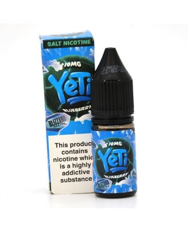 Blueberry Yeti Blizzard Salt Nic 10ml