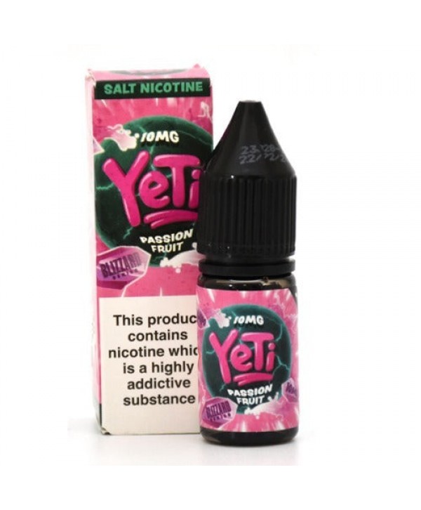 Passionfruit Yeti Blizzard Salt Nic 10ml