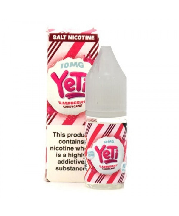 Raspberry Candy Cane Yeti Salt Nic 10ml