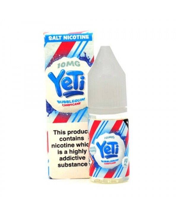 Bubblegum Candy Cane Yeti Salt Nic 10ml