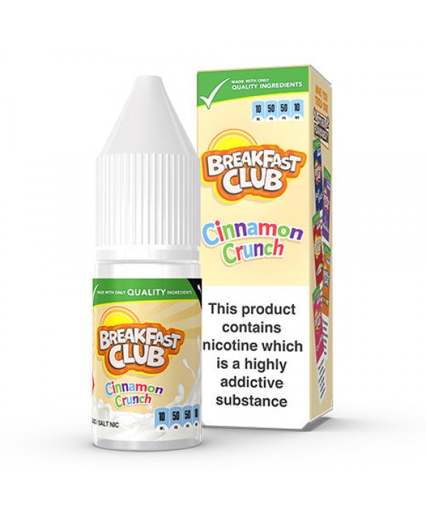 Cinnamon Crunch by Breakfast Club Salts 10ml