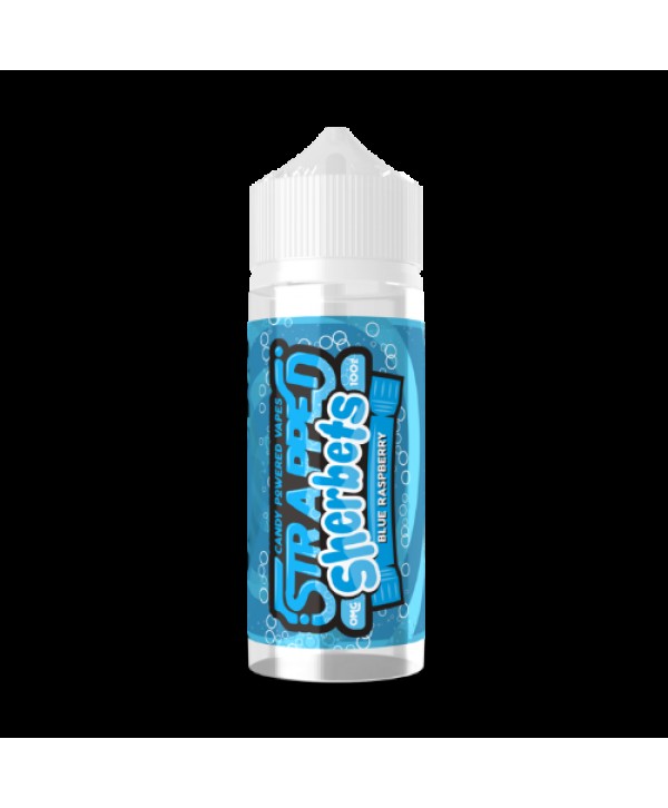 Strapped Sherbets 100ml - Blue Raspberry