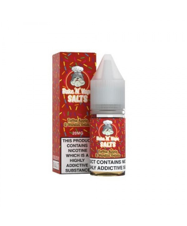 Toffee Apple & Vanilla Gelato Bake 'N' Vape Nic Salts 10ml