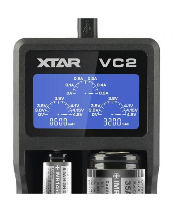 XTAR VC2 – 2 Bay Charger