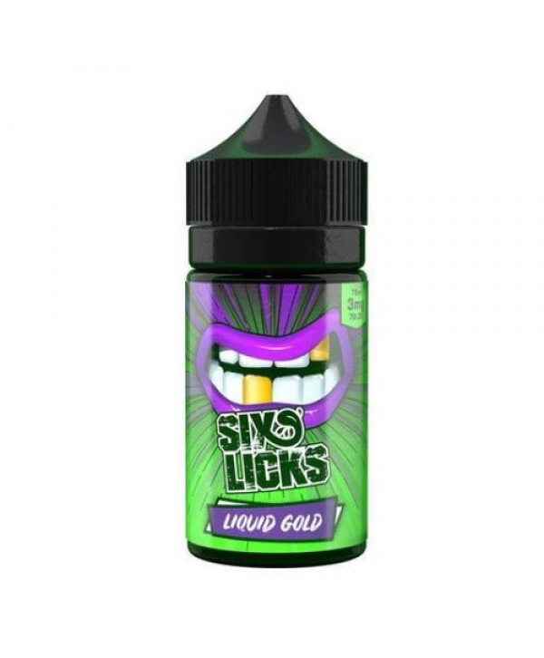 Liquid Gold By Six Licks 50ml E-Liquid