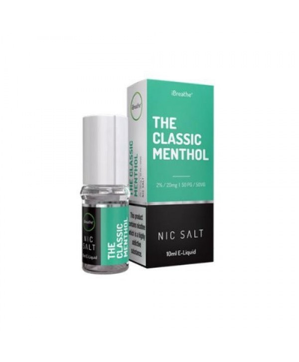 The Classic Menthol iBreathe 20mg Nic Salts