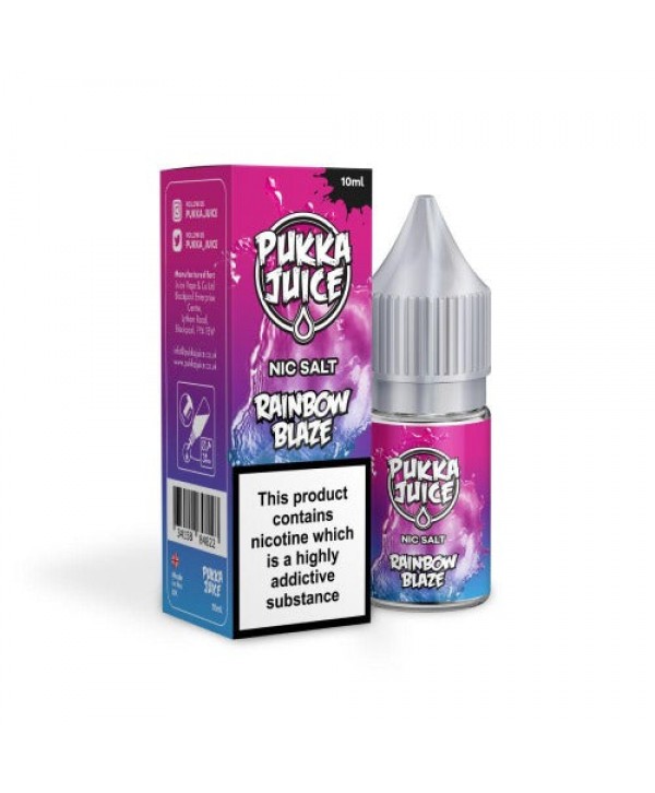 Rainbow Blaze Pukka Juice 20mg Nic Salts