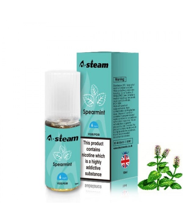 Spearmint 50/50 E-Liquid by A Steam 10ml
