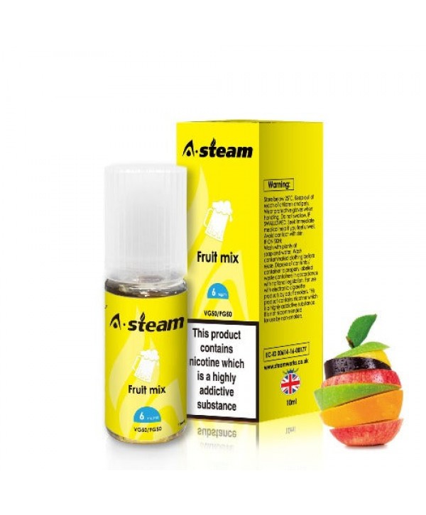 Fruit Mix 50/50 E-Liquid by A Steam 10ml