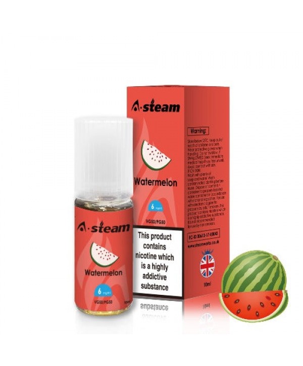 Watermelon 50/50 E-Liquid by A Steam 10ml