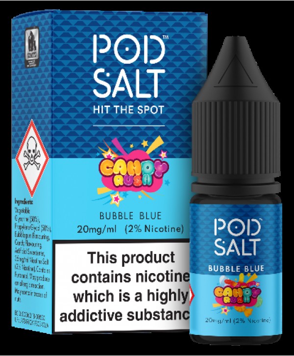 Bubble Blue Pod Salt Fusion 20mg 10ml