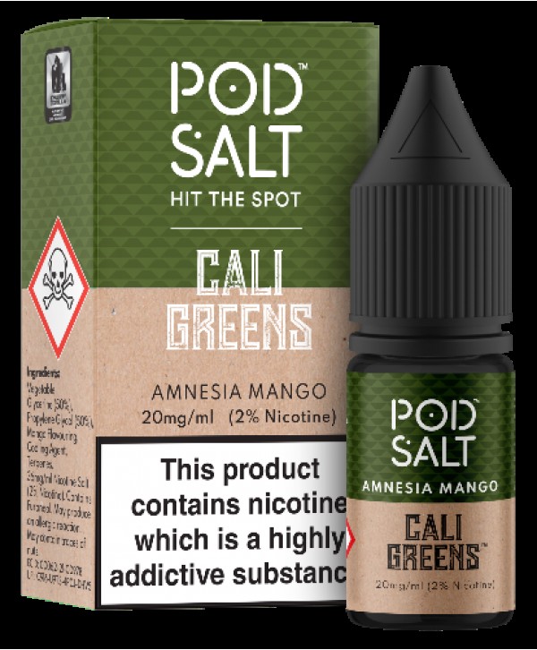 Amnesia Mango Pod Salt Fusion 20mg 10ml