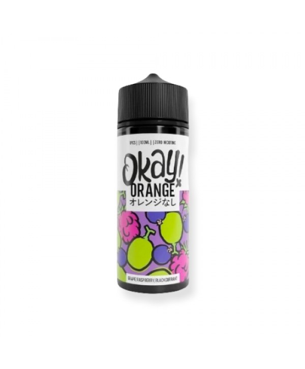 Grape Raspberry & Blackcurrant 100ml by Okay Orange