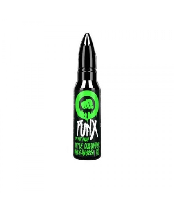 Apple, Cucumber, Mint & Aniseed Punx by Riot Squad 50ml Shortfills