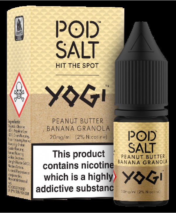 Yogi Peanut Butter Banana Granola Pod Salt Fusion 20mg 10ml