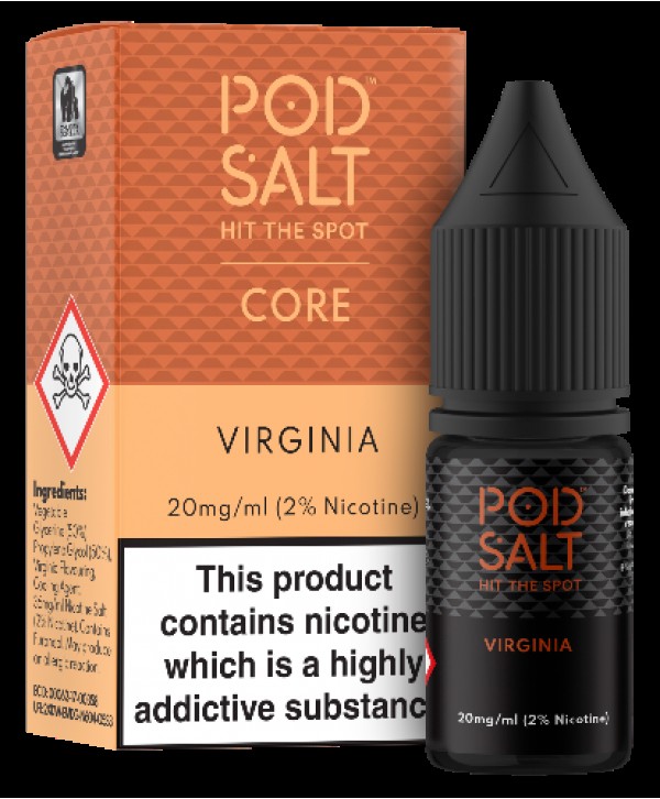 Virginia Nicotine Salt E-Liquid - Pod Salt