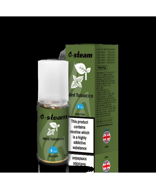 Mint Tobacco 50/50 E-Liquid by A Steam 10ml