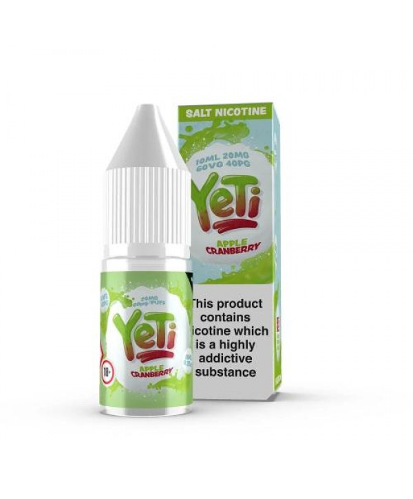 Apple Cranberry Yeti Salt Nic 10ml