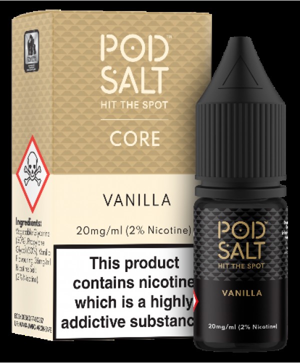 Vanilla Nicotine Salt E-Liquid - Pod Salt 10ml