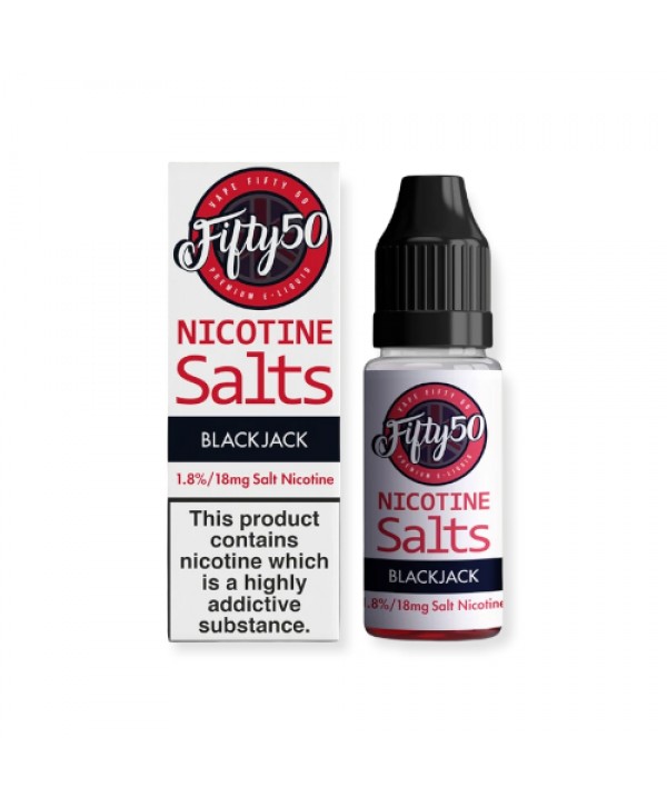 Black Jack Fifty 50 Nic Salt 10ML E-Liquid