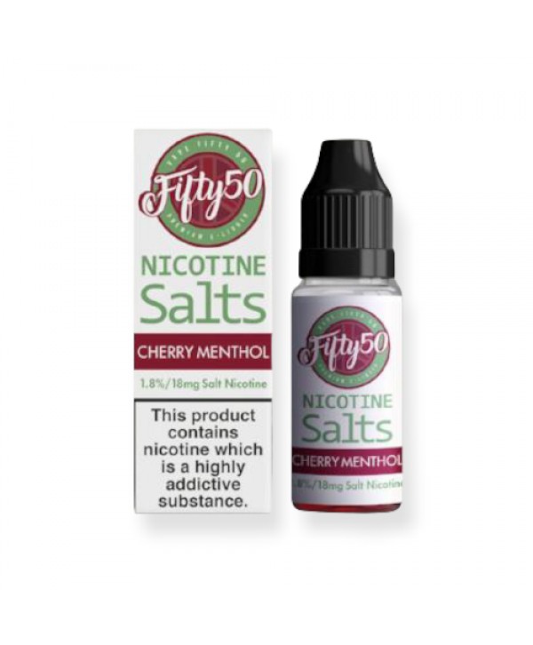 Cherry Menthol Fifty 50 Nic Salt 10ML