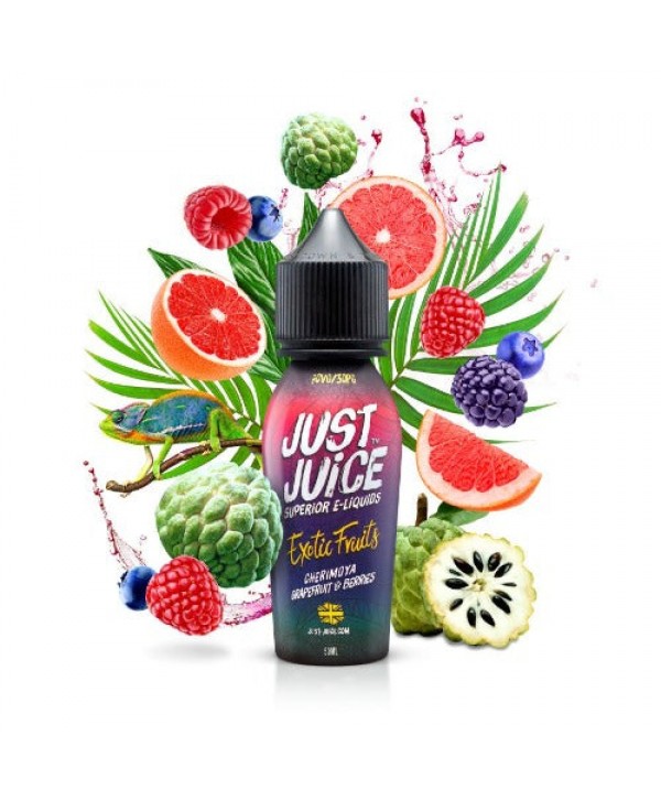 Just Juice 50ml - Exotic Fruits - Cherimoya, Grapefruit & Berries