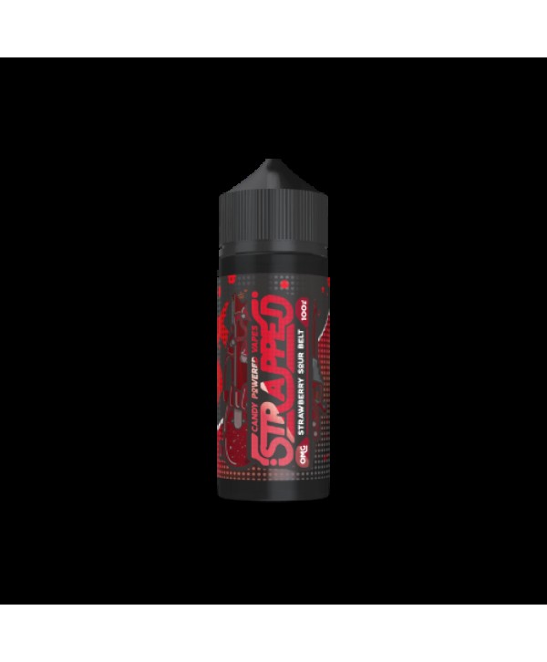 Strapped E Liquid Strawberry Sour Belt 100ml Shortfill