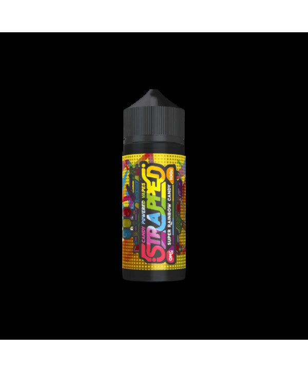 Strapped E Liquid Super Rainbow Candy 100ml Shortfill