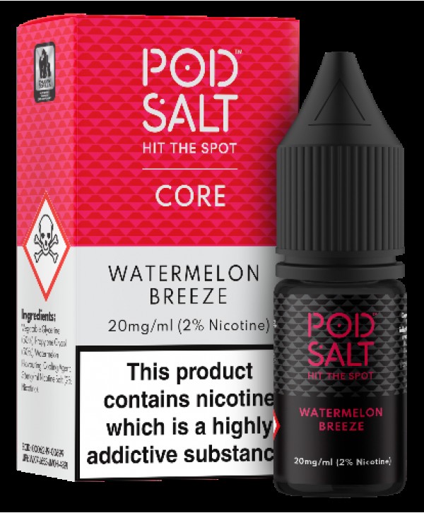 Watermelon Breeze Nicotine Salt E-Liquid - Pod Salt