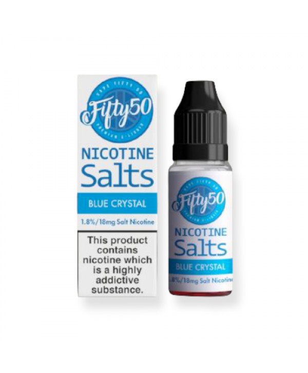 Blue Crystal Fifty 50 Nic Salt 10ML E-Liquid