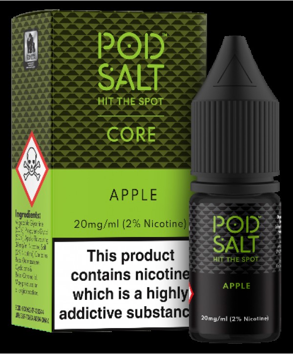 Apple Nicotine Salt E-Liquid - Pod Salt