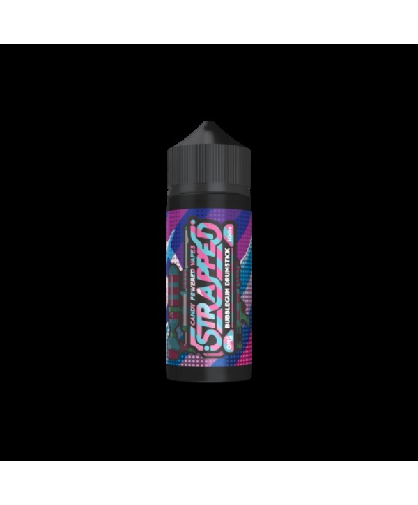 Strapped E Liquid Bubblegum Drumstick 100ml Shortfill