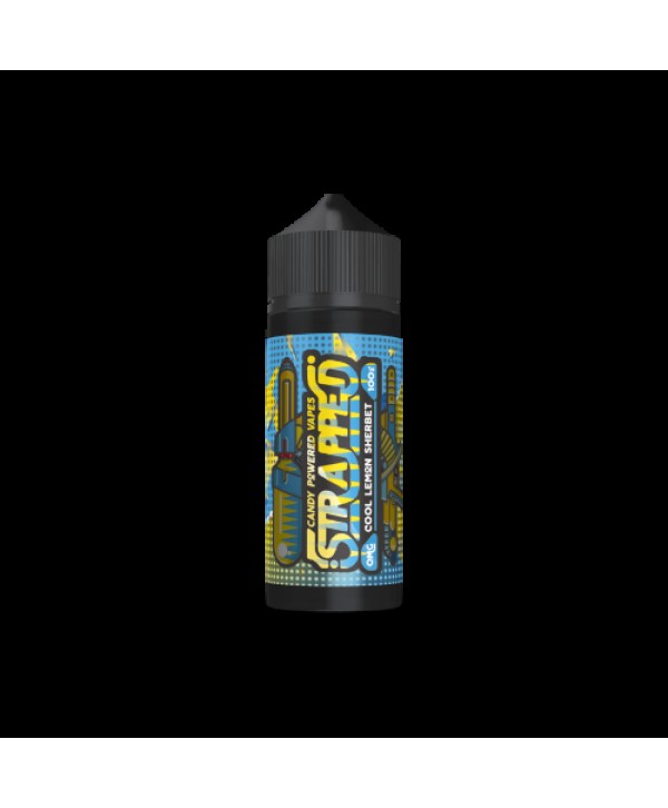 Strapped E Liquid Cool Lemon Sherbet 100ml Shortfill