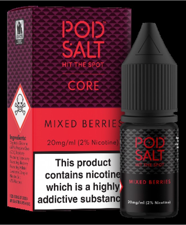 Mixed Berries Nicotine Salt E-Liquid - Pod Salt 10ml