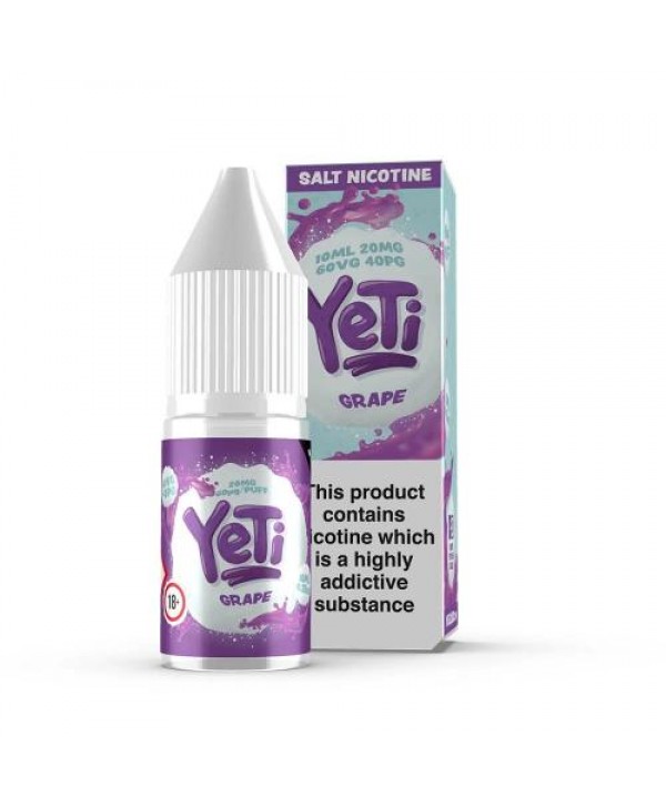 Grape Yeti Salt Nic 10ml