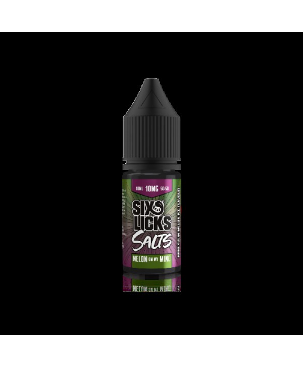 Melon On My Mind Six Licks Nic Salts 10ml