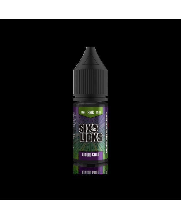 Liquid Gold By Six Licks 50/50 E-Liquids