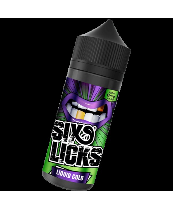 Liquid Gold By Six Licks 100ml E-Liquid