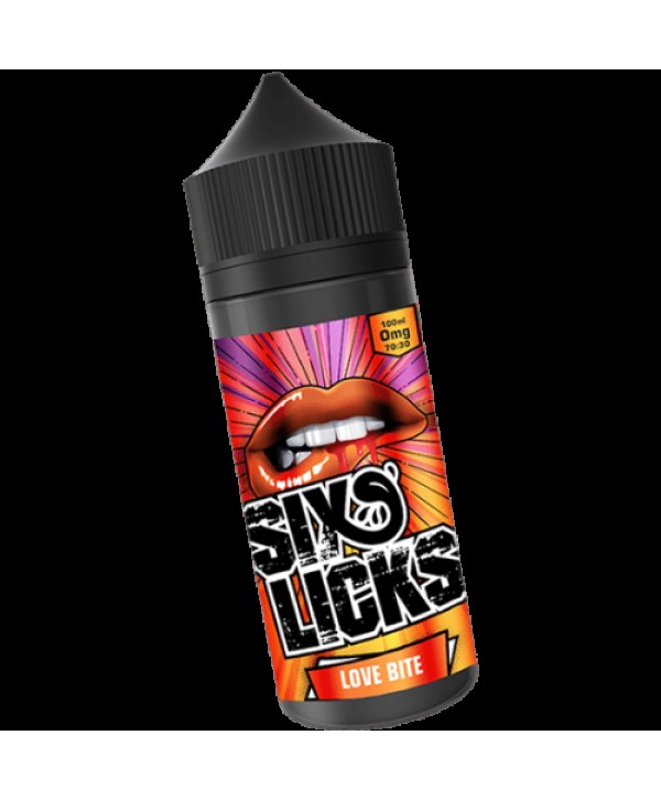 Love Bite By Six Licks 100ml E-Liquid