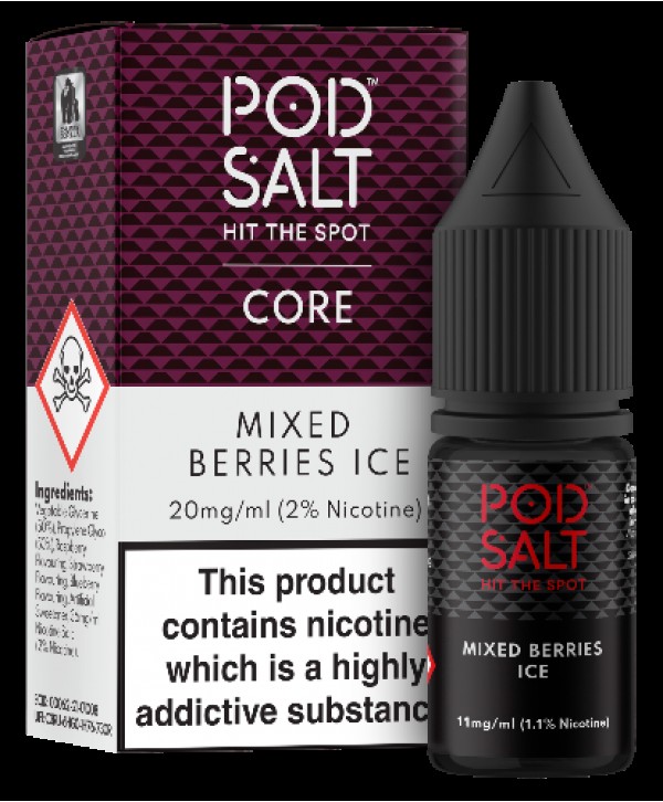 Mixed Berries Ice Nicotine Salt E-Liquid - Pod Salt