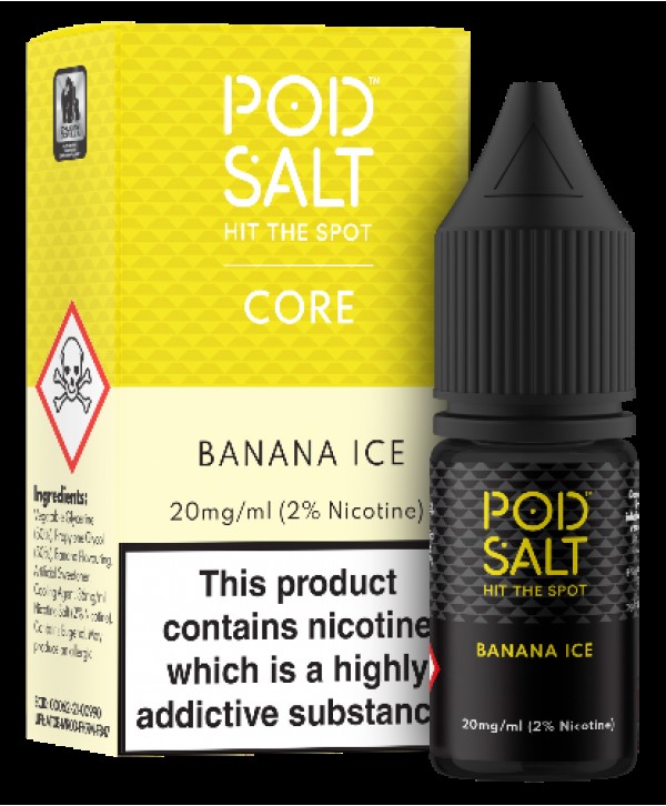 Banana Ice Nicotine Salt E-Liquid - Pod Salt