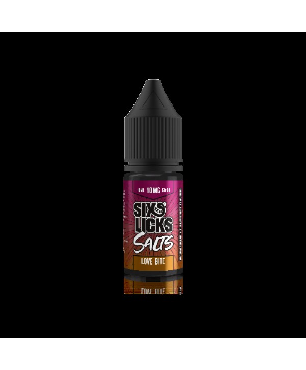 Love Bite Six Licks Nic Salts 10ml