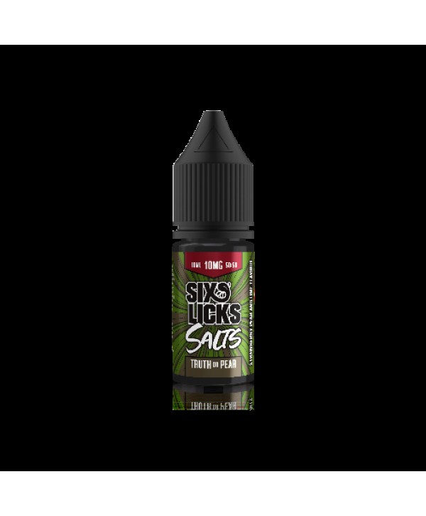 Truth or Pear Six Licks Nic Salts 10ml