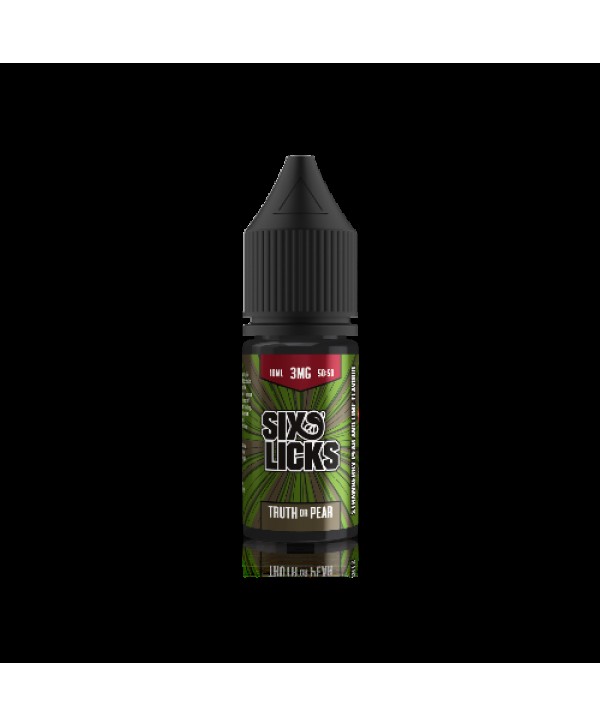 Truth or Pear By Six Licks 50/50 E-Liquids