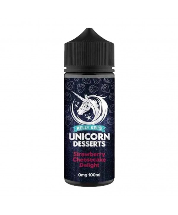 Strawberry Cheesecake Delight E Liquid by Kelly Kel's Unicorn Desserts 100ml